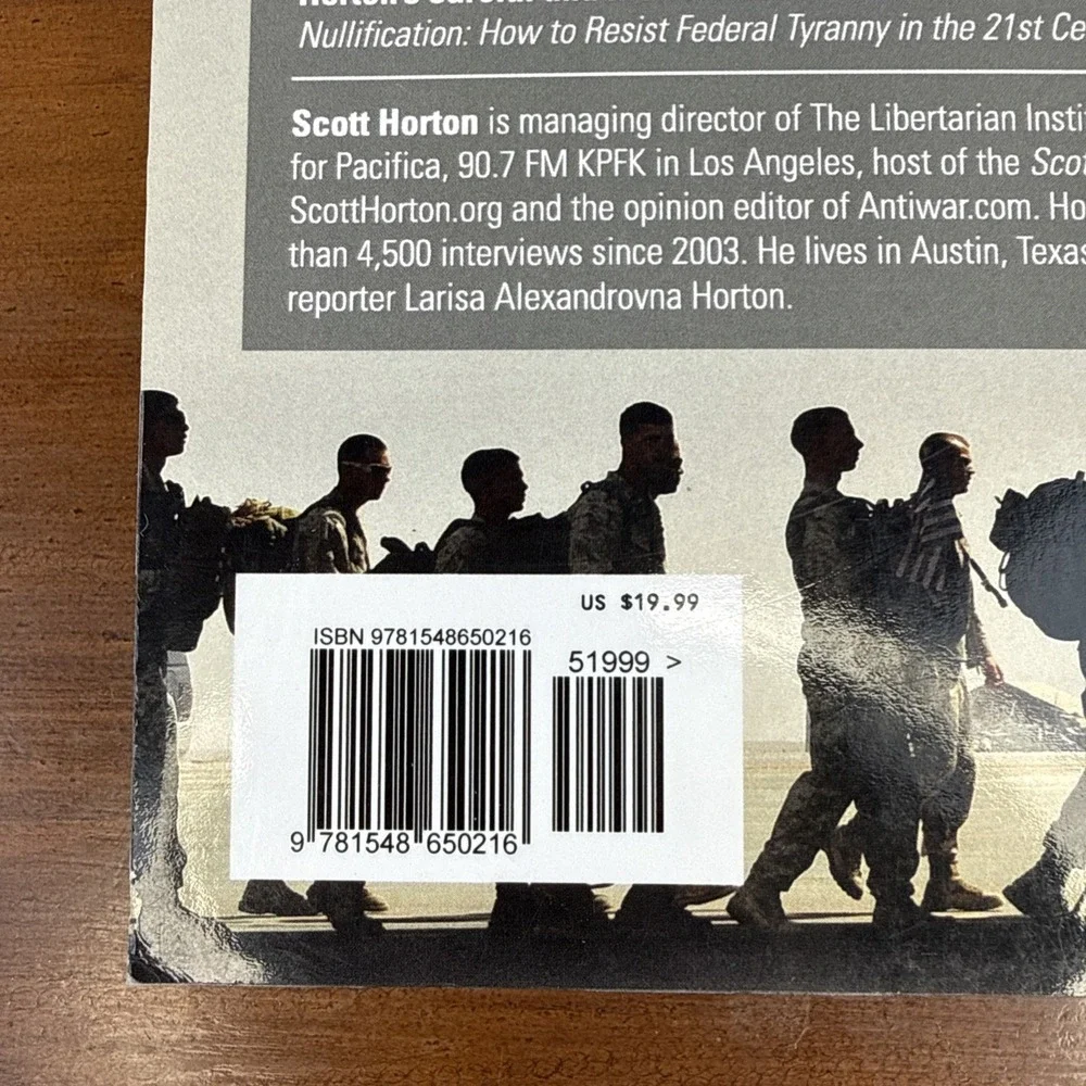 Fool's Errand: Time to End the War in‎ Afghanistan by Horton, Scott